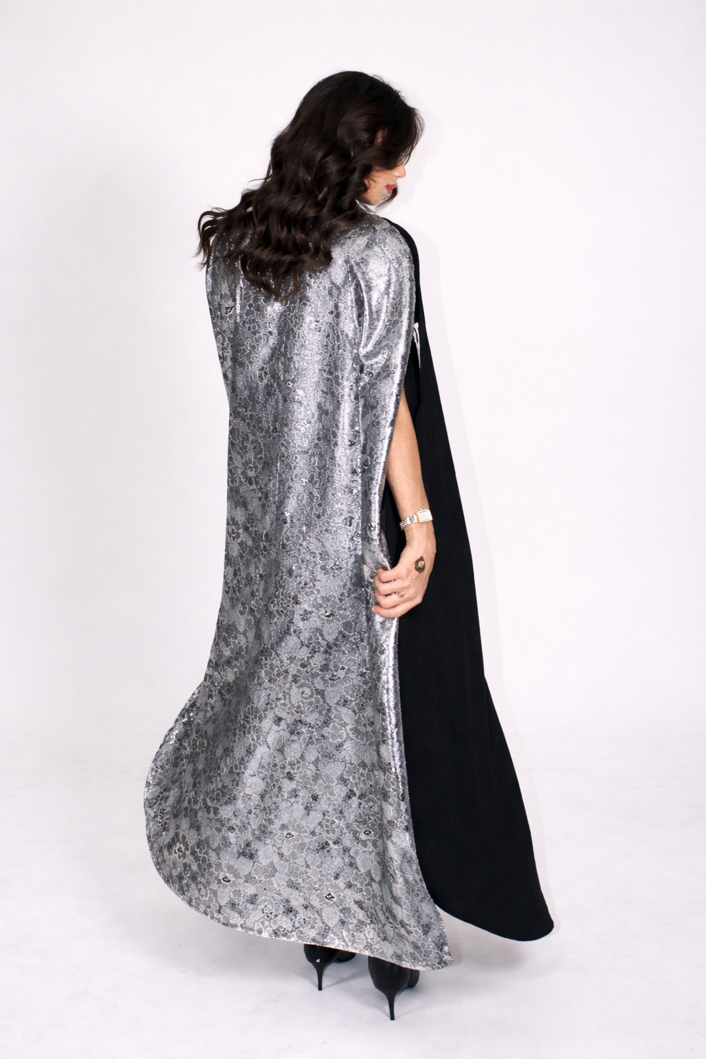 Midnight Veil Couture Abaya