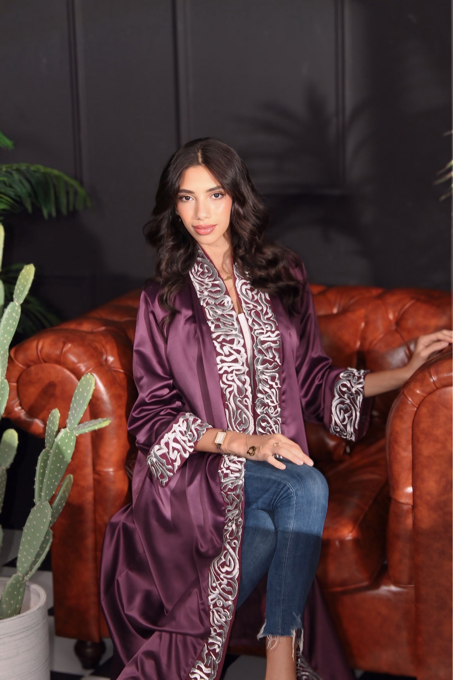 Amethyst Empress Luxe Abaya