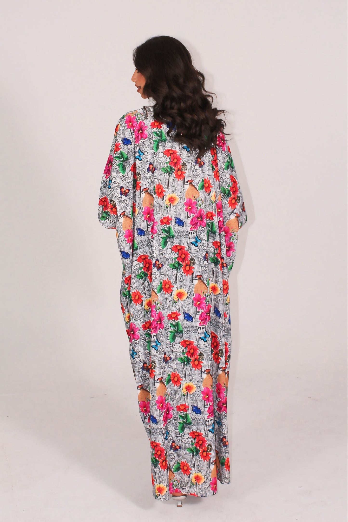 Floral Symphony Luxe Abaya