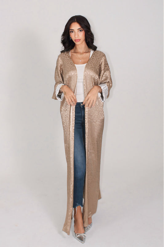 Golden Dune Elegance Abaya